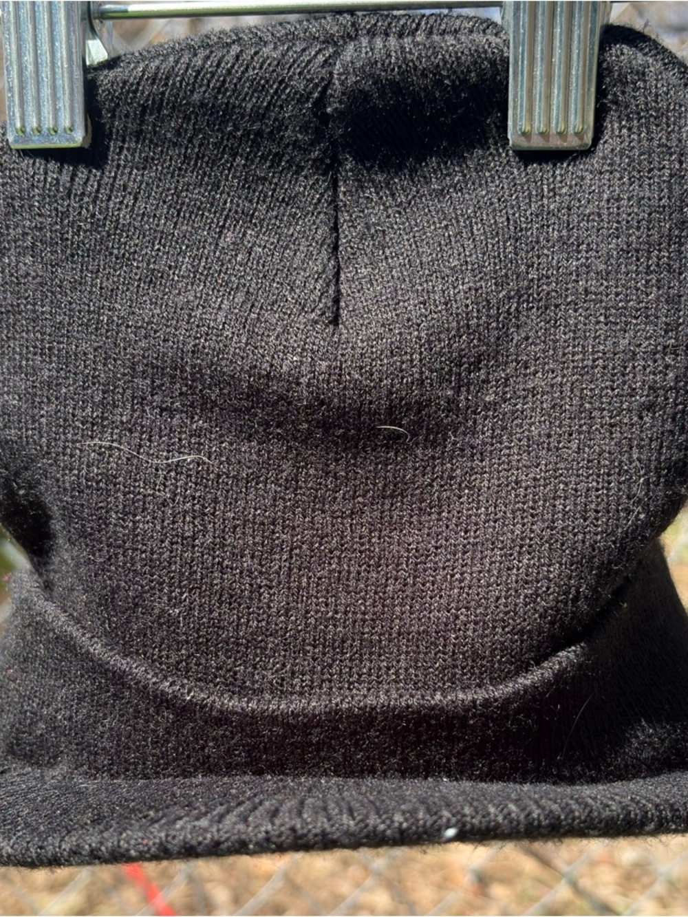 Three Olives Black Acrylic Brim Beanie Hat